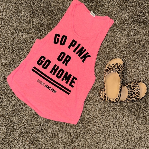 Women’s Go PINK or Go Home Tank Top - Picture 2 of 5